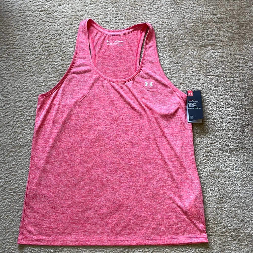 Women’s Under Armour Workout Tank - XXL - Heather Red